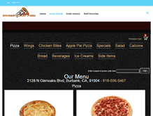 Tablet Screenshot of gourmetcrust.breakawayiris.com